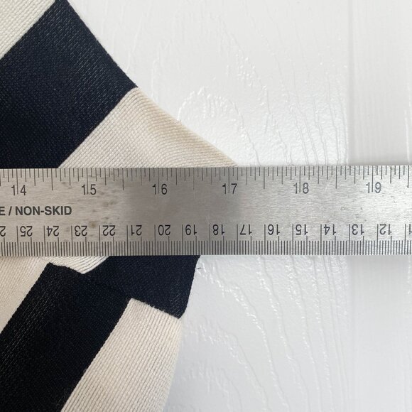 Loft Petite Womens Size 6P Black and White Stripe Work Attire Cocktail Dress - Picture 7 of 8